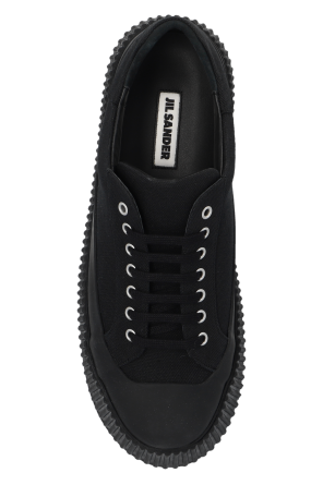 Jil sander wool velvet slip dress - Black Platform sneakers